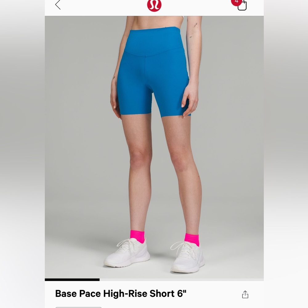 Base Pace Biker shorts new with tags size 6 true fit